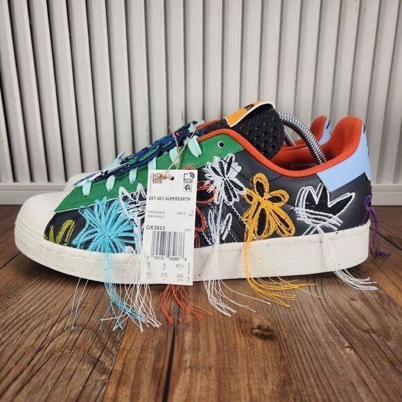 Adidas Originals Sean Wotherspoon Superstar AEC Superearth Shoes Mens 9.5 GX3823 main image 5